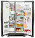 Alt View 2. Whirlpool - 24.5 Cu. Ft. Side-by-Side Refrigerator - Black.