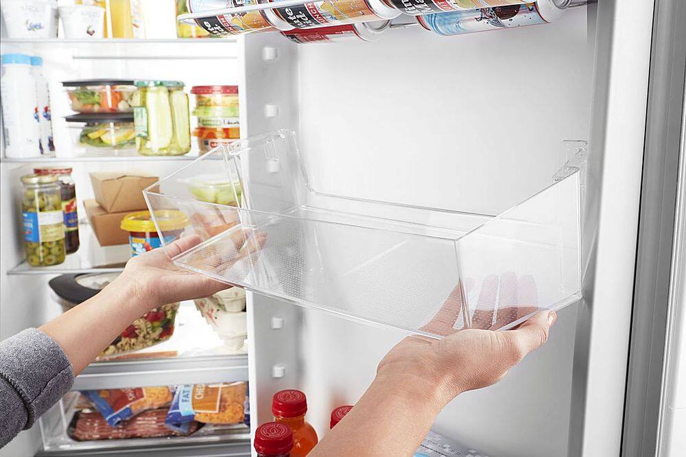 Alt View 13. Whirlpool - 24.5 Cu. Ft. Side-by-Side Refrigerator - Black stainless steel.