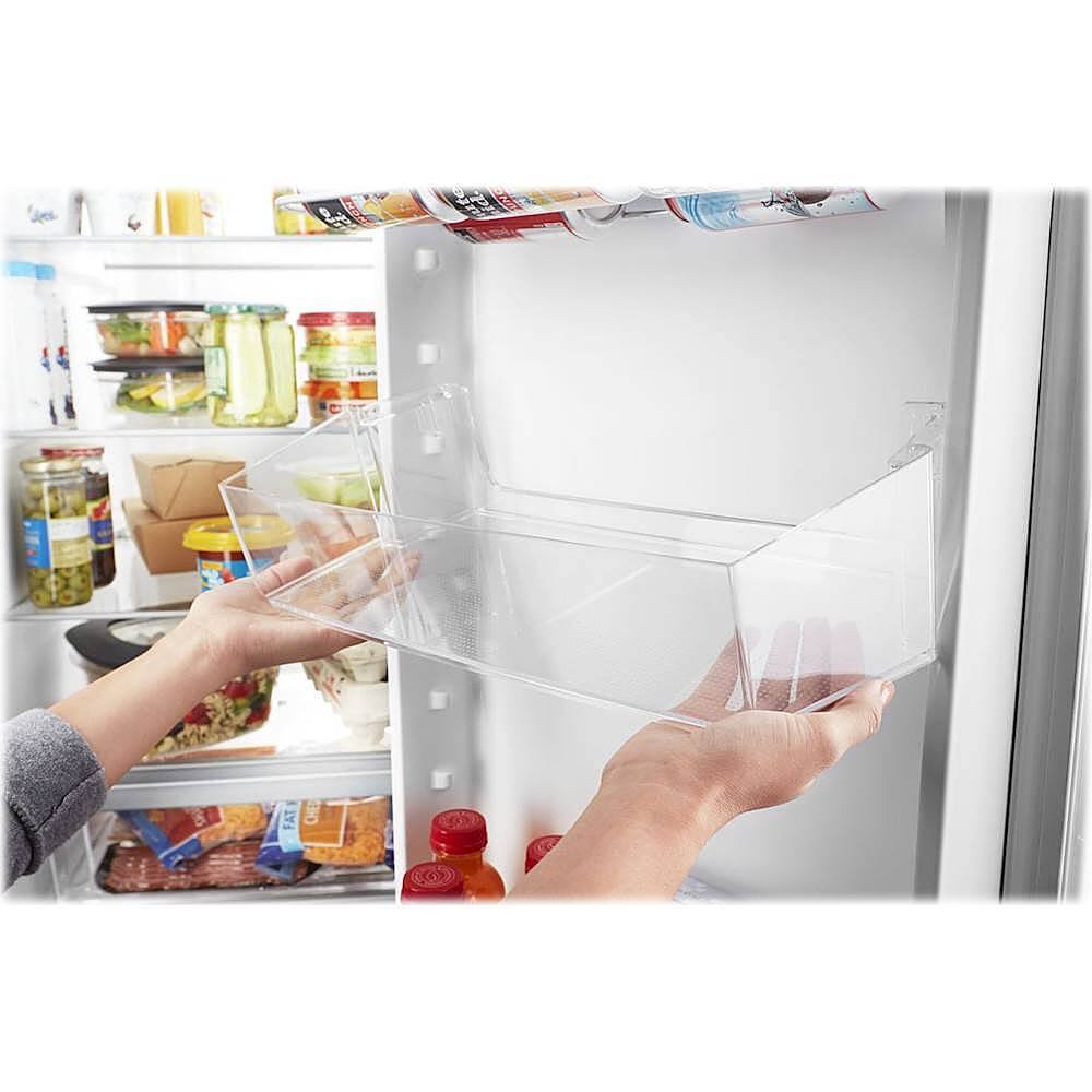 Alt View 14. Whirlpool - 24.5 Cu. Ft. Side-by-Side Refrigerator - Black stainless steel.