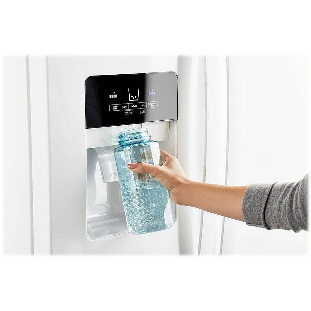 Alt View 11. Whirlpool - 24.5 Cu. Ft. Side-by-Side Refrigerator - White.