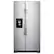 Front. Whirlpool - 24.5 Cu. Ft. Side-by-Side Refrigerator - Fingerprint Resistant Stainless Steel.