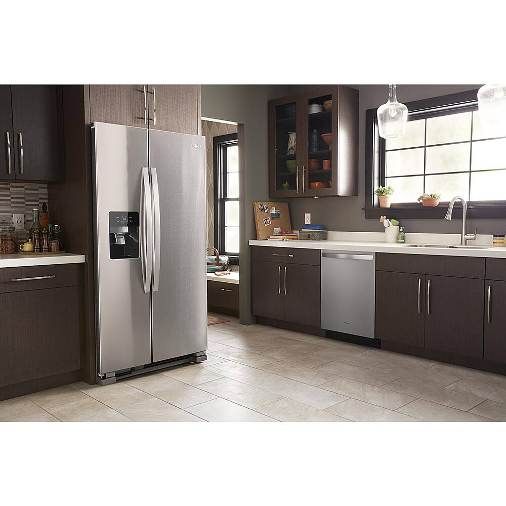 Alt View 16. Whirlpool - 24.5 Cu. Ft. Side-by-Side Refrigerator - Fingerprint Resistant Stainless Steel.