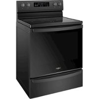 Whirlpool - 6.4 Cu. Ft. Self-Cleaning Freestanding Electric Convection Range - Black - Angle_Zoom