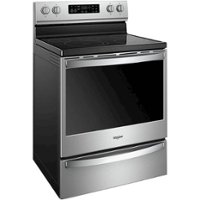 Whirlpool - 6.4 Cu. Ft. Self-Cleaning Freestanding Electric Convection Range - Stainless Steel - Angle_Zoom
