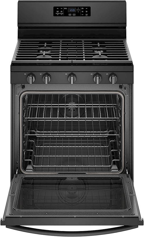 Alt View 11. Whirlpool - 5.8 Cu. Ft. Self-Cleaning Freestanding Gas Convection Range - Fingerprint Resistant Stainless Steel.