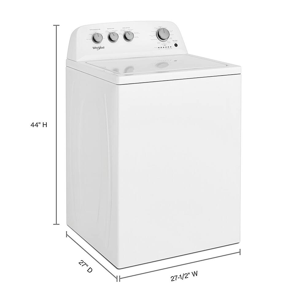 Alt View 1. Whirlpool - 3.9 Cu. Ft. 12-Cycle Top-Loading Washer - White.