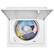 Left. Whirlpool - 3.9 Cu. Ft. 12-Cycle Top-Loading Washer - White.