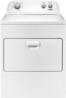 Whirlpool - 7 Cu. Ft. 12-Cycle Electric Dryer - White - Front_Zoom