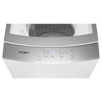 Whirlpool - 1.6 Cu. Ft. Top Load Washer and 3.4 Cu. Ft. Electric Dryer with Smooth Wave Stainless Steel Wash Basket - White - Alt_View_Zoom_1