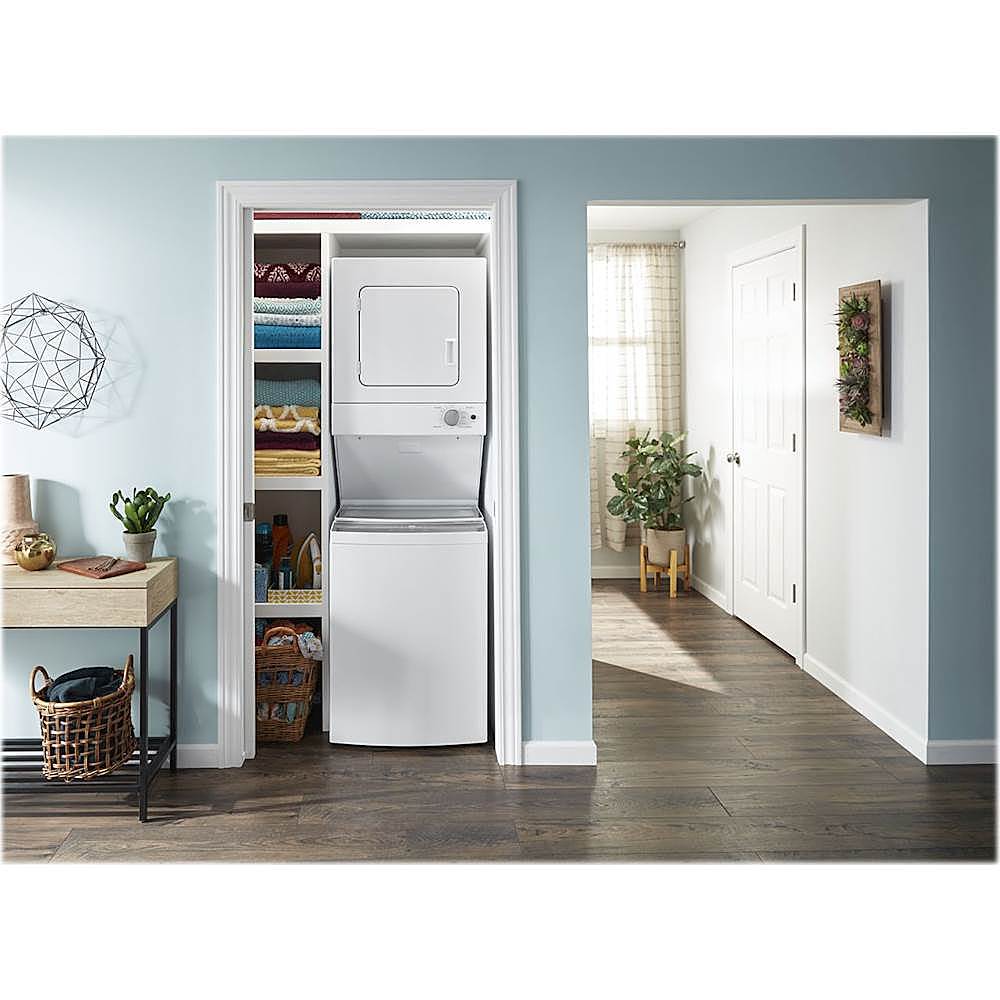 Alt View 20. Whirlpool - 1.6 Cu. Ft. Top Load Washer and 3.4 Cu. Ft. Electric Dryer with Smooth Wave Stainless Steel Wash Basket - White.