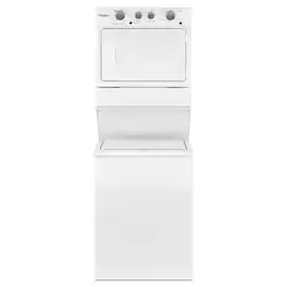 Whirlpool - 3.5 Cu. Ft. Top Load Washer and 5.9 Cu. Ft. Electric Dryer with Dual Action Agitator - White