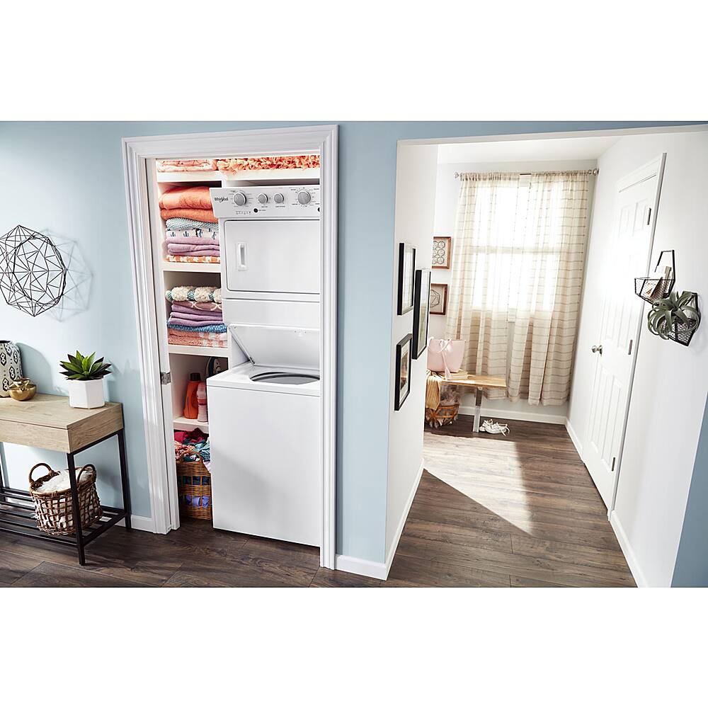 Alt View 15. Whirlpool - 3.5 Cu. Ft. Top Load Washer and 5.9 Cu. Ft. Electric Dryer with Dual Action Agitator - White.