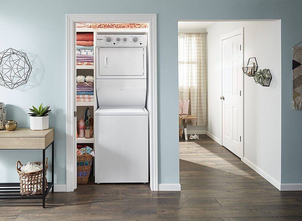 Alt View 20. Whirlpool - 3.5 Cu. Ft. Top Load Washer and 5.9 Cu. Ft. Electric Dryer with Dual Action Agitator - White.