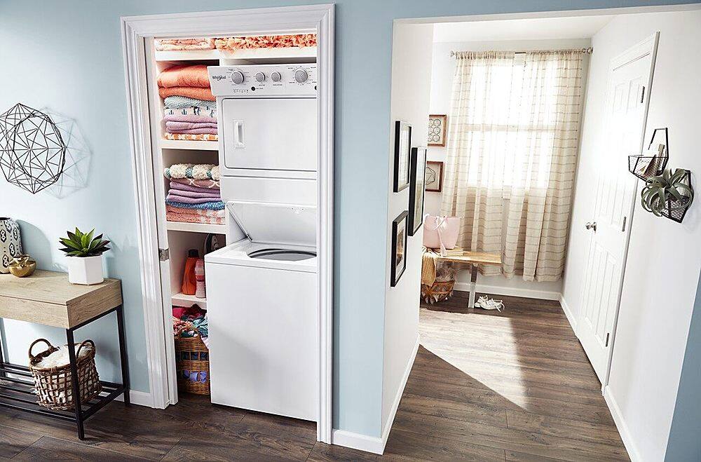 Alt View 21. Whirlpool - 3.5 Cu. Ft. Top Load Washer and 5.9 Cu. Ft. Electric Dryer with Dual Action Agitator - White.