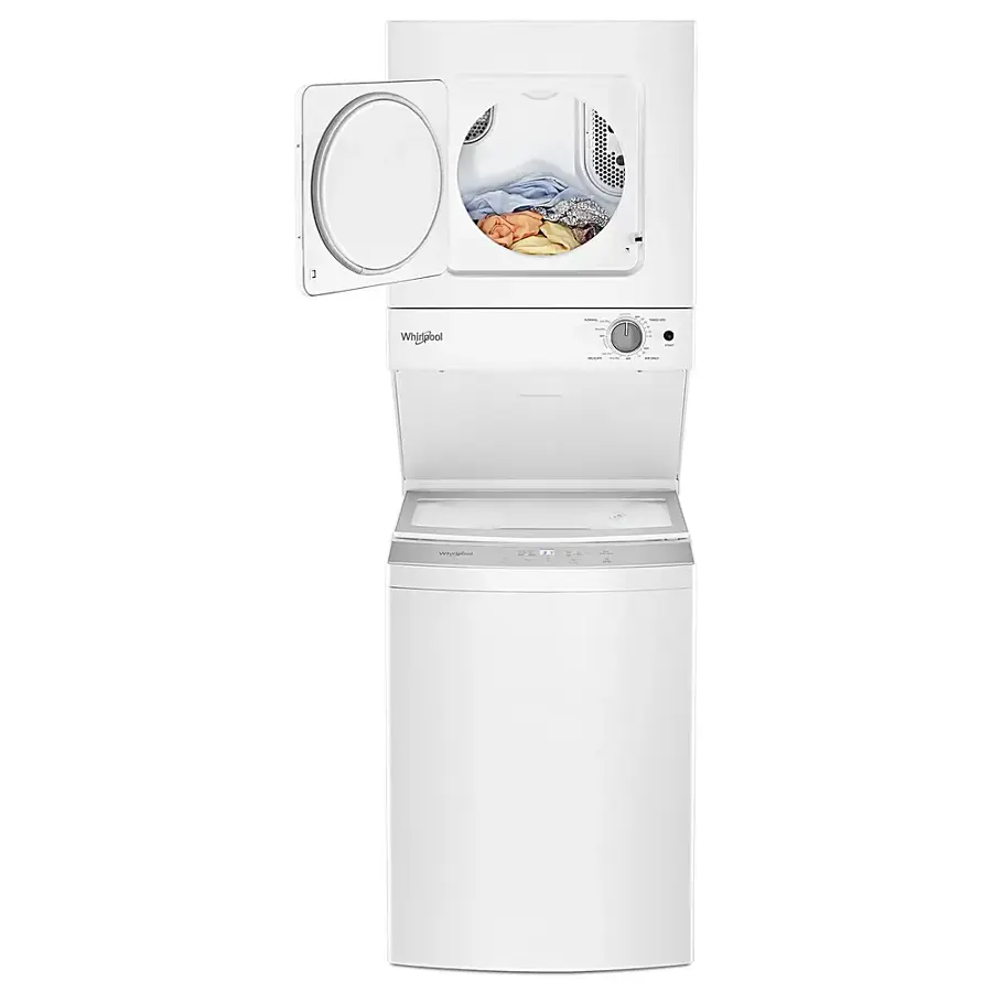 Alt View 11. Whirlpool - 1.6 Cu. Ft. Top Load Washer and 3.4 Cu. Ft. Electric Dryer with Smooth Wave Stainless Steel Wash Basket - White.