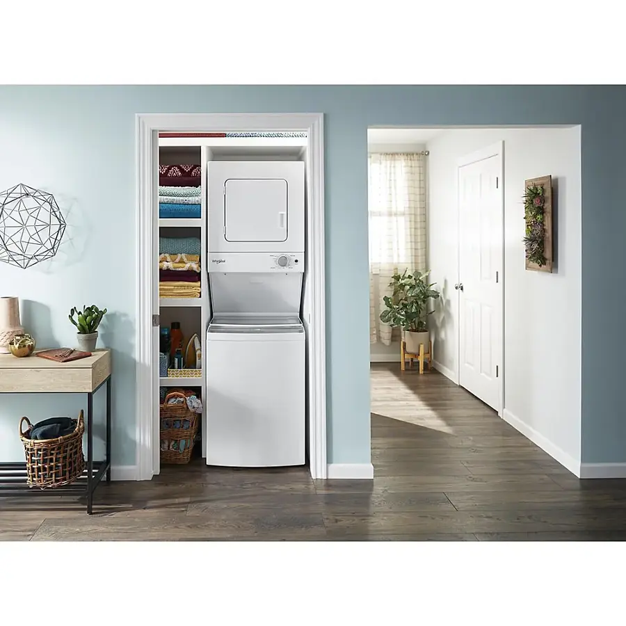Alt View 15. Whirlpool - 1.6 Cu. Ft. Top Load Washer and 3.4 Cu. Ft. Electric Dryer with Smooth Wave Stainless Steel Wash Basket - White.