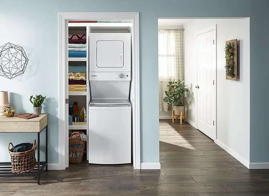Alt View 20. Whirlpool - 1.6 Cu. Ft. Top Load Washer and 3.4 Cu. Ft. Electric Dryer with Smooth Wave Stainless Steel Wash Basket - White.