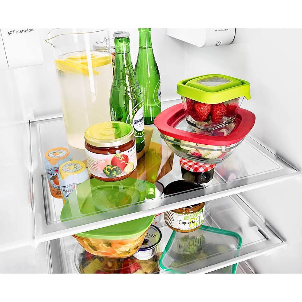 Alt View 11. Whirlpool - 20.6 Cu. Ft. Side-by-Side Counter-Depth Refrigerator - Stainless steel.