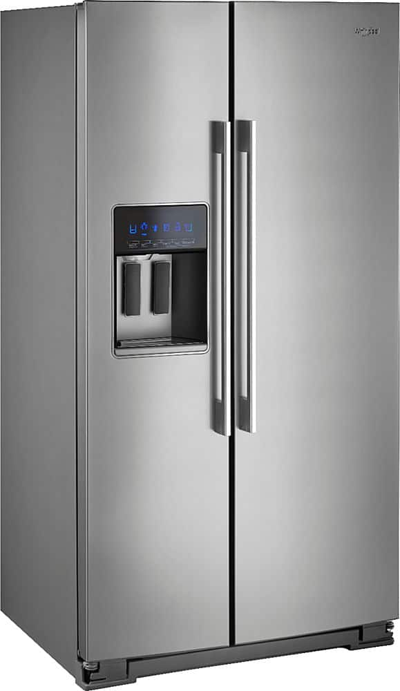 Whirlpool 20.6 Cu. Ft. Side-by-Side Counter-Depth Refrigerator ...