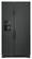 Front. Amana - 21.4 Cu. Ft. Side-by-Side Refrigerator - Black.
