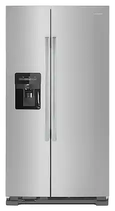 Amana - 21.4 Cu. Ft. Side-by-Side Refrigerator - Stainless Steel