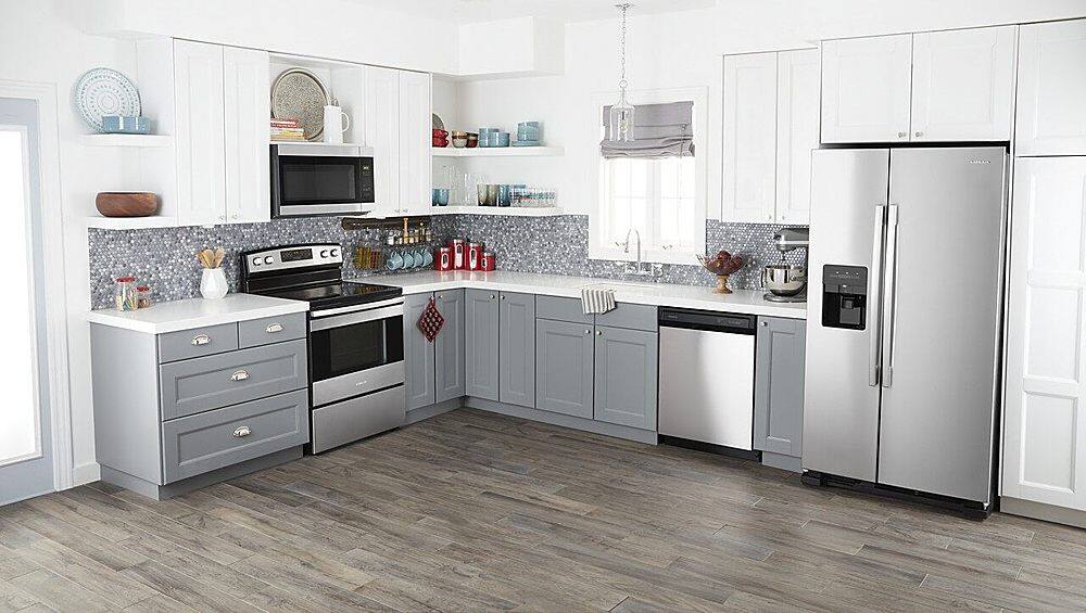 Alt View 18. Amana - 21.4 Cu. Ft. Side-by-Side Refrigerator - Stainless steel.