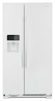 Amana - 21.4 Cu. Ft. Side-by-Side Refrigerator - White - Front_Zoom