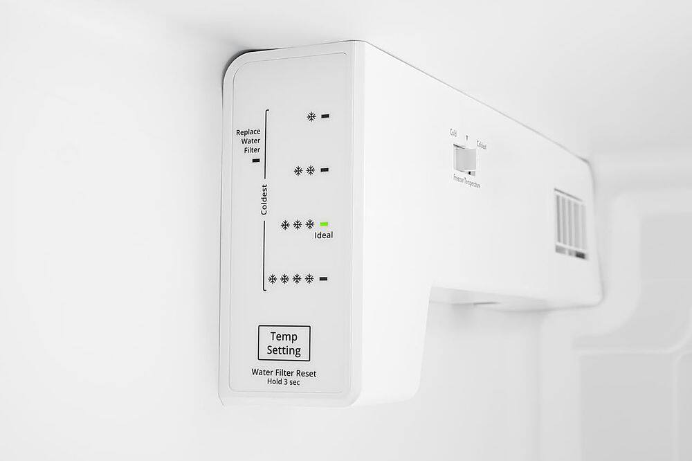 Alt View 14. Amana - 21.4 Cu. Ft. Side-by-Side Refrigerator - White.