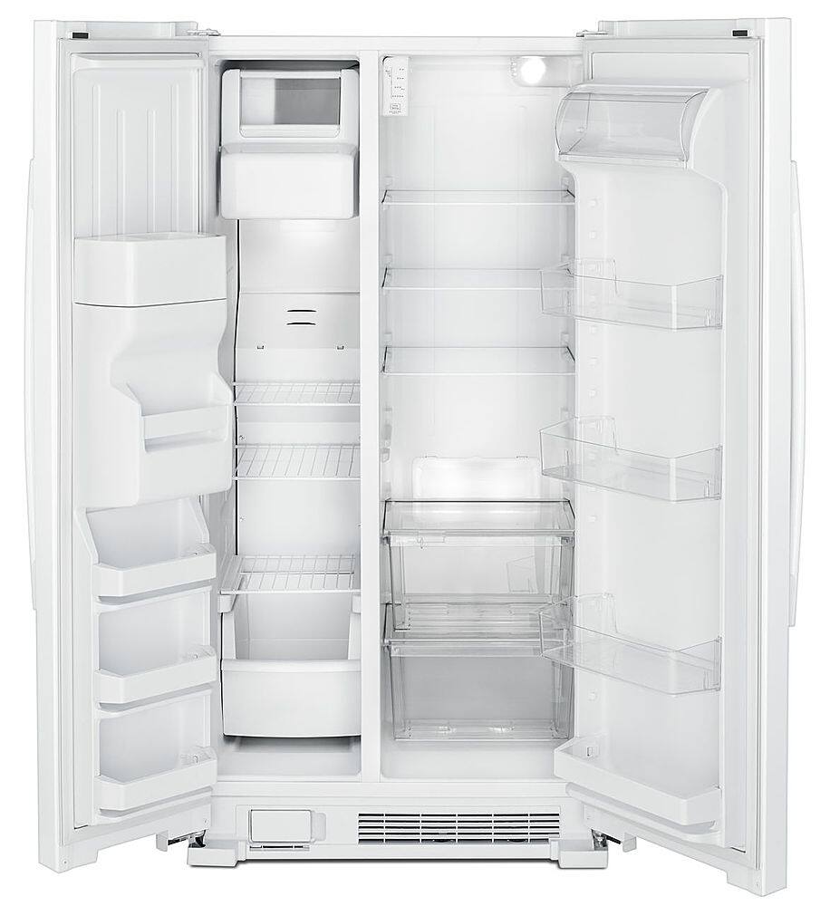 Alt View 1. Amana - 21.4 Cu. Ft. Side-by-Side Refrigerator - White.