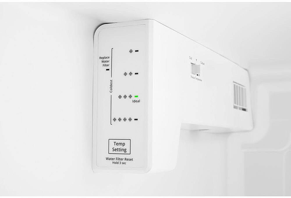 Alt View 11. Amana - 24.5 Cu. Ft. Side-by-Side Refrigerator with Water and Ice Dispenser - Stainless steel.