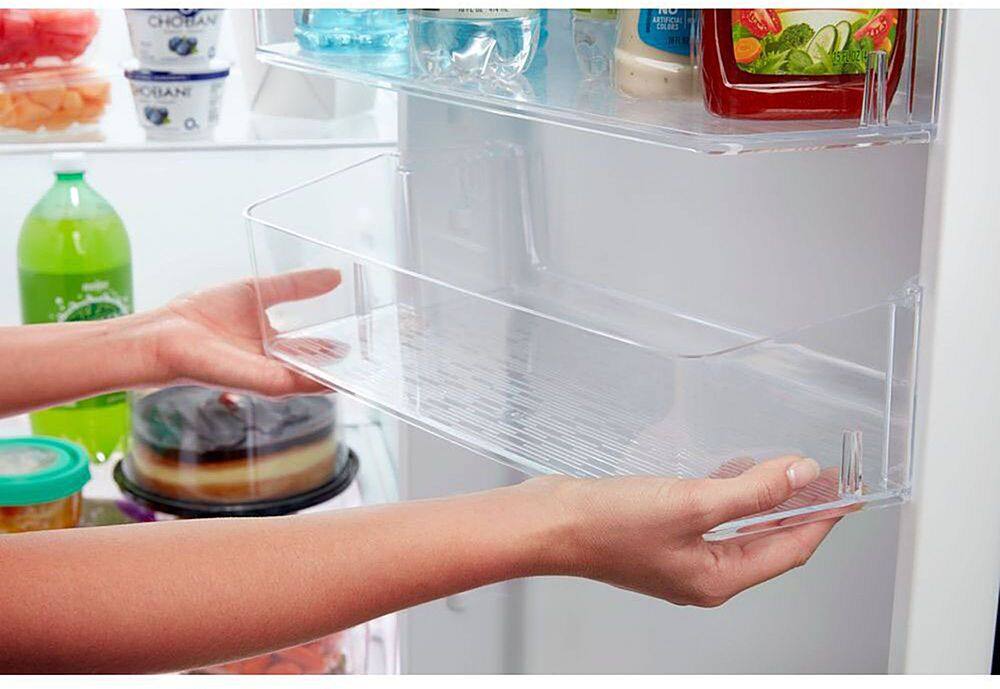 Alt View 14. Amana - 24.5 Cu. Ft. Side-by-Side Refrigerator with Water and Ice Dispenser - Stainless steel.