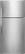Front. Whirlpool - 14.3 Cu. Ft. Top-Freezer Refrigerator - Monochromatic Stainless Steel.