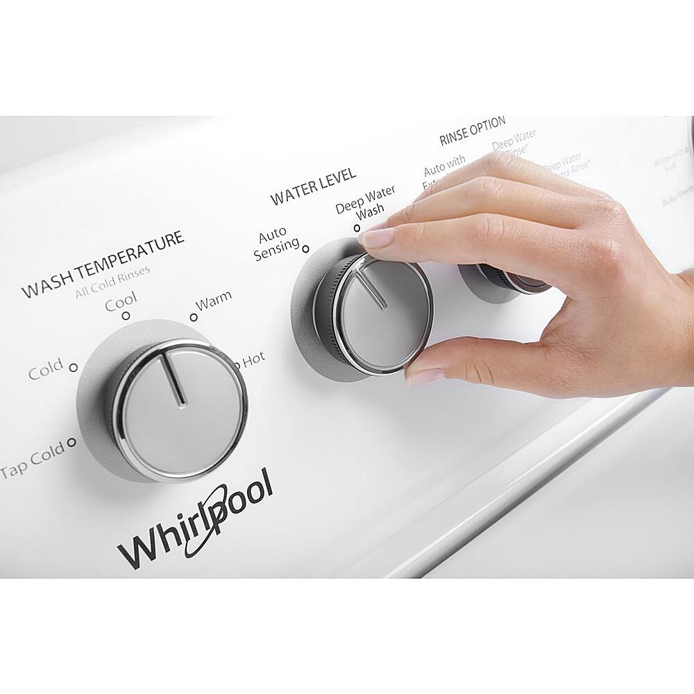 Alt View 16. Whirlpool - 3.8 Cu. Ft. 12-Cycle Top-Loading Washer - White.