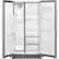 Alt View 2. Whirlpool - 24.6 Cu. Ft. Side-by-Side Refrigerator - Monochromatic Stainless Steel.