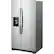 Left. Whirlpool - 24.6 Cu. Ft. Side-by-Side Refrigerator - Monochromatic Stainless Steel.