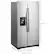 Alt View 1. Whirlpool - 21.4 Cu. Ft. Side-by-Side Refrigerator - Monochromatic Stainless Steel.