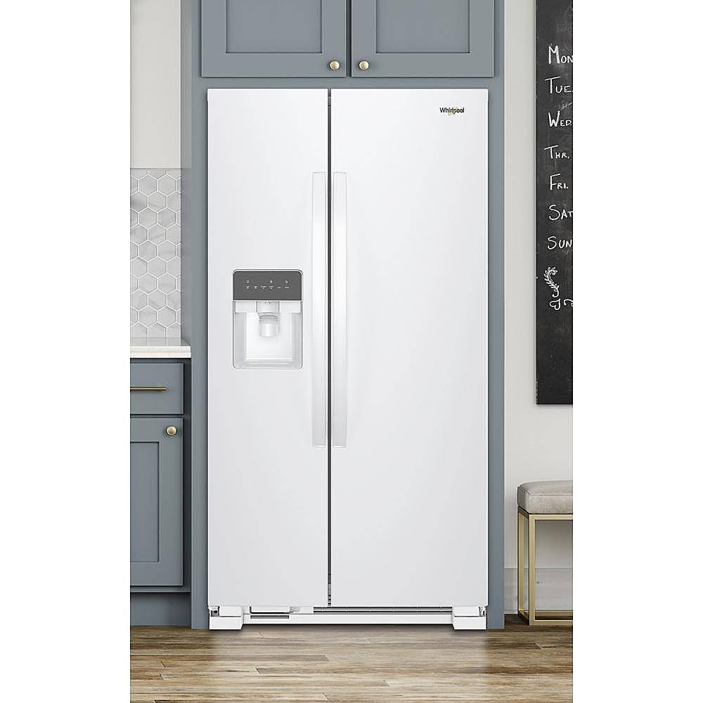 Alt View 14. Whirlpool - 21.4 Cu. Ft. Side-by-Side Refrigerator - White.