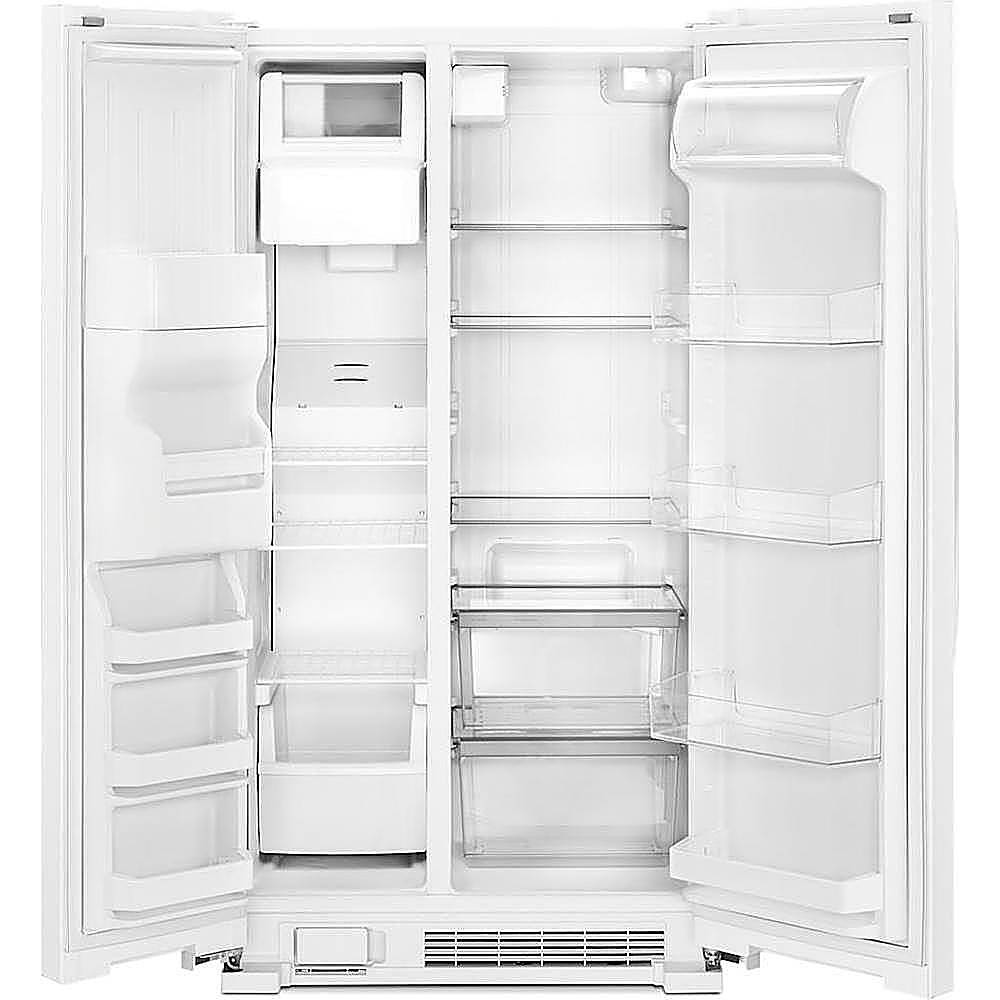 Alt View 2. Whirlpool - 21.4 Cu. Ft. Side-by-Side Refrigerator - White.