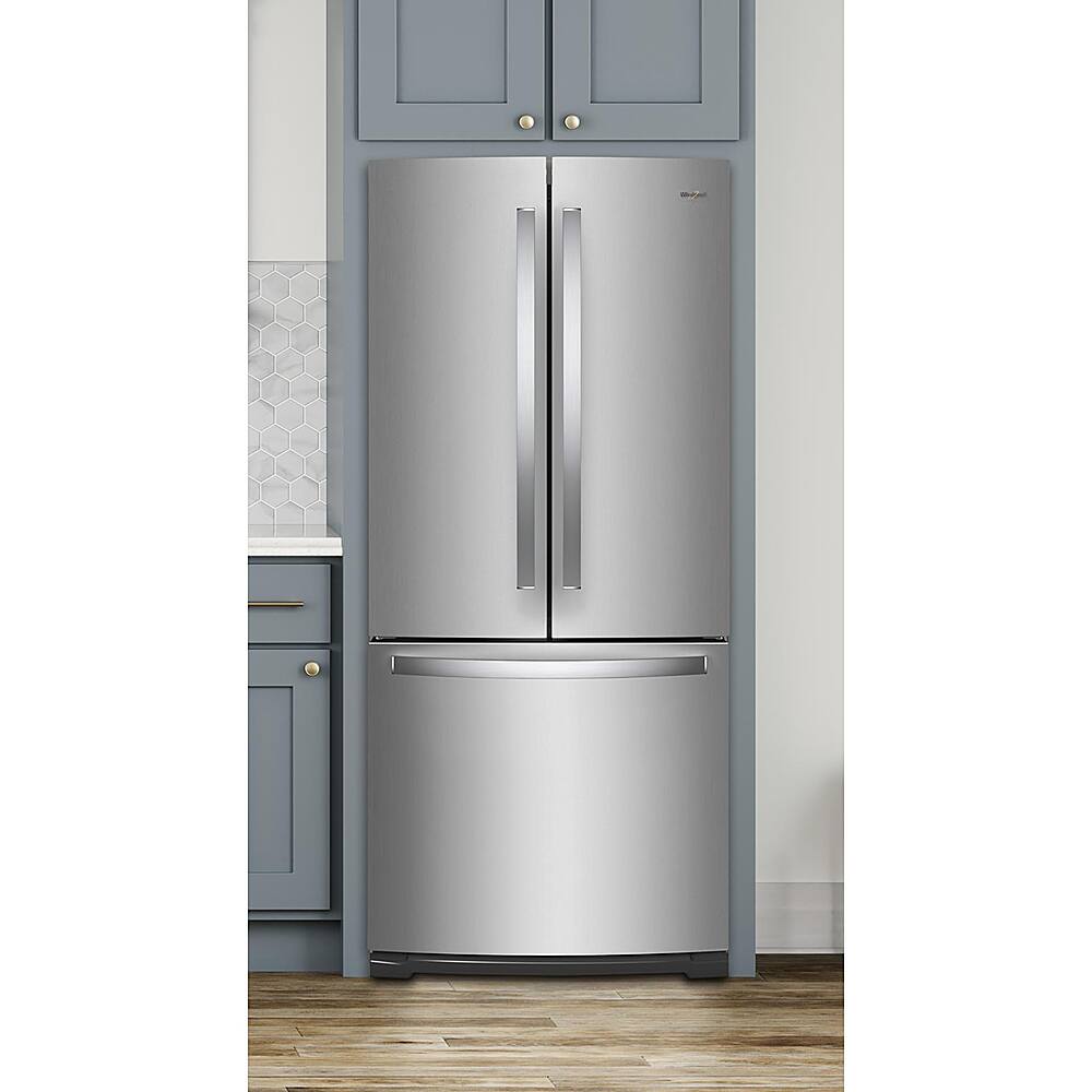 Alt View 13. Whirlpool - 19.7 Cu. Ft. French Door Refrigerator - Fingerprint Resistant Stainless Steel.