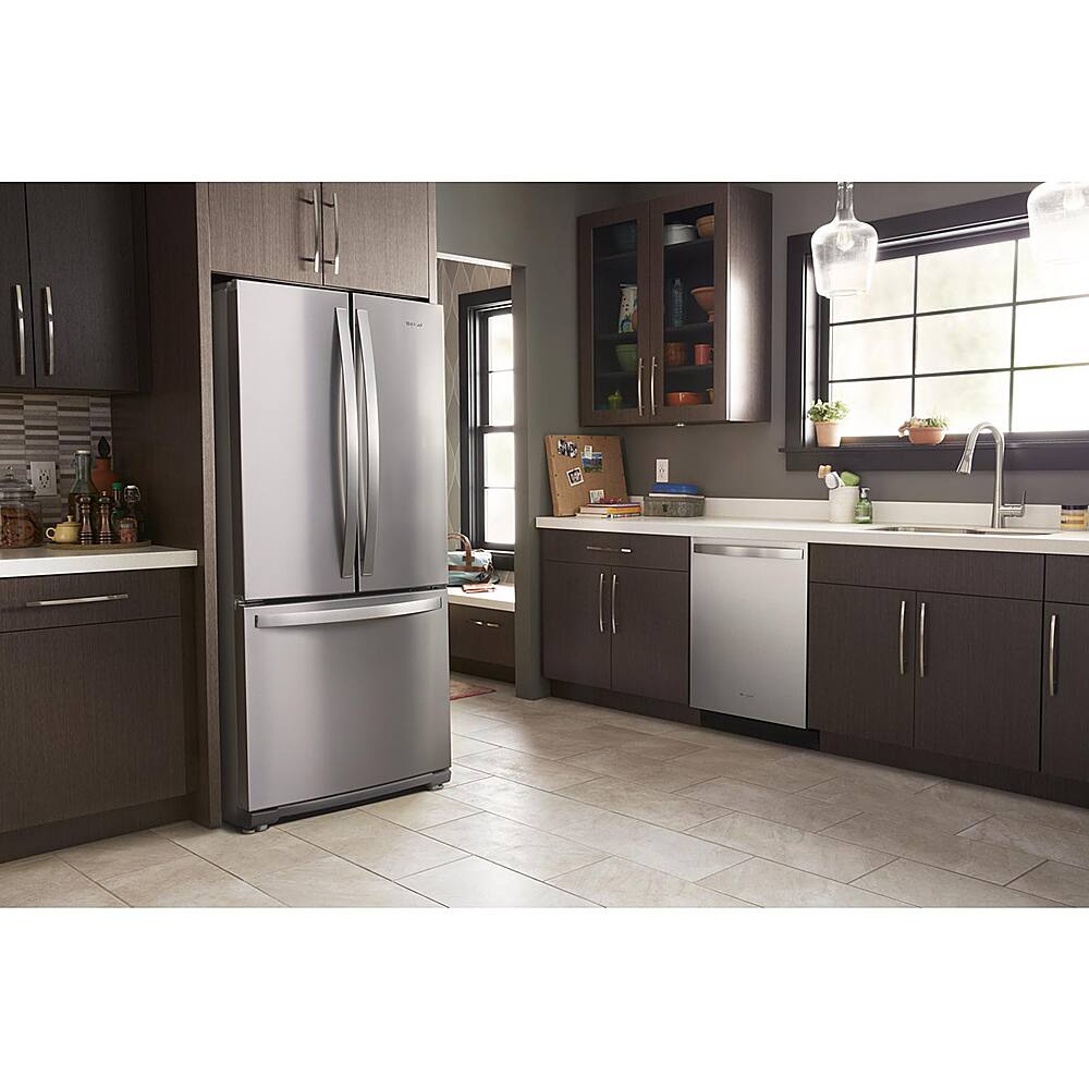 Alt View 14. Whirlpool - 19.7 Cu. Ft. French Door Refrigerator - Fingerprint Resistant Stainless Steel.