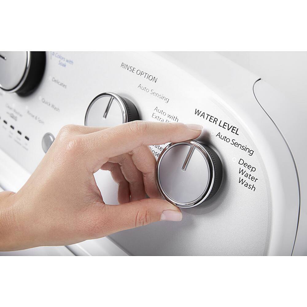 Alt View 15. Whirlpool - 3.9 Cu. Ft. Top Load Washer with Water Level Selection - White.