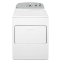 Whirlpool - 7 Cu. Ft. Electric Dryer with AutoDry Drying System - White - Front_Zoom