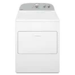 Whirlpool - 7 Cu. Ft. Electric Dryer with AutoDry Drying System - White