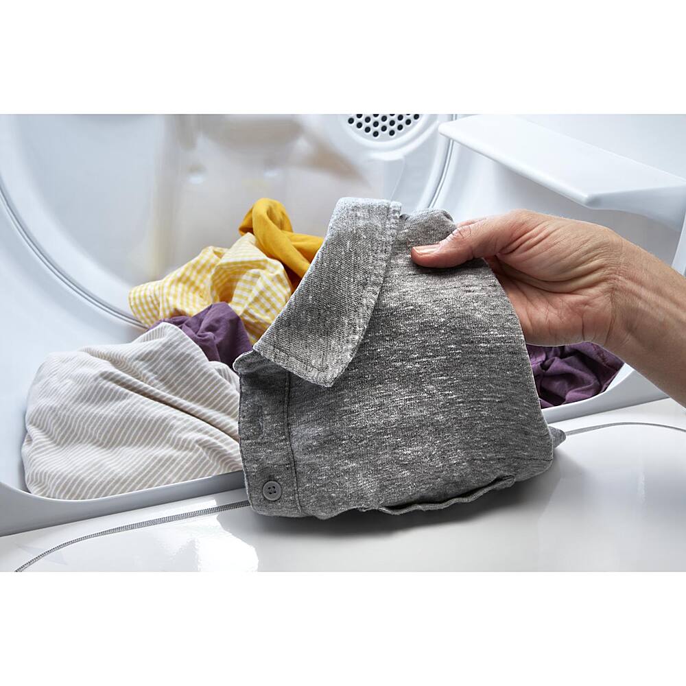 Alt View 12. Whirlpool - 7 Cu. Ft. Electric Dryer with AutoDry Drying System - White.