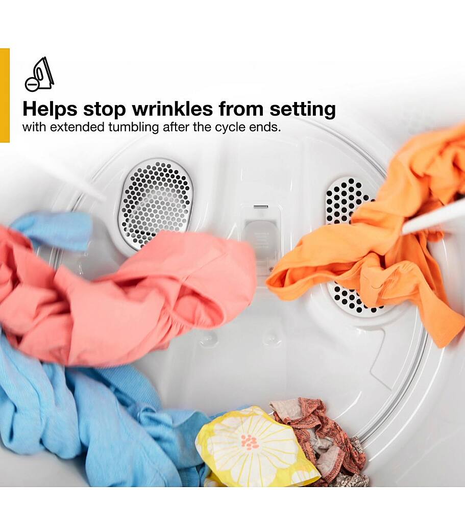 Alt View 13. Whirlpool - 7 Cu. Ft. Gas Dryer with AutoDry Drying System - White.