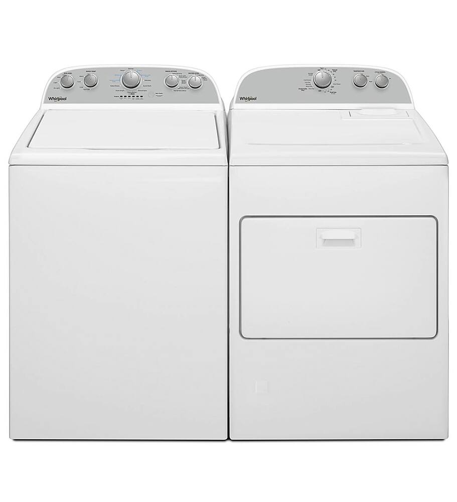 Alt View 14. Whirlpool - 7 Cu. Ft. Gas Dryer with AutoDry Drying System - White.