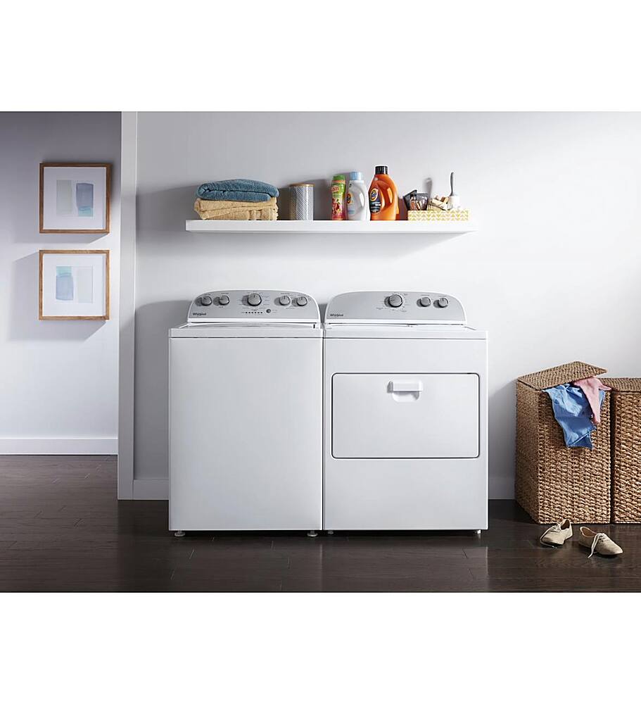 Alt View 16. Whirlpool - 7 Cu. Ft. Gas Dryer with AutoDry Drying System - White.