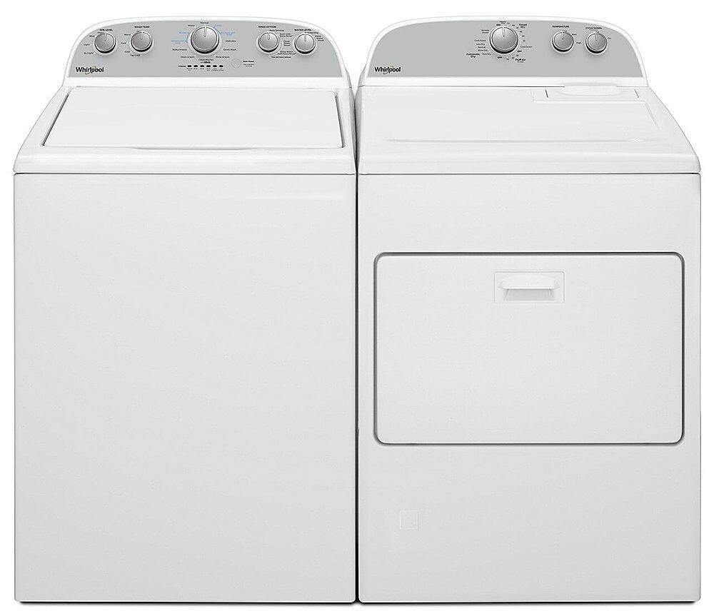 Alt View 18. Whirlpool - 7 Cu. Ft. Gas Dryer with AutoDry Drying System - White.