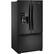 Left. Whirlpool - 25 cu. ft. French Door Refrigerator with External Ice and Water Dispenser - Black.