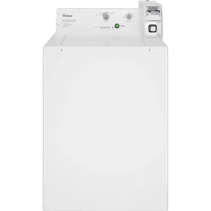 Front. Whirlpool - 3.3 Cu. Ft. High Efficiency Top Load Washer with Deep-Water Wash System - White.